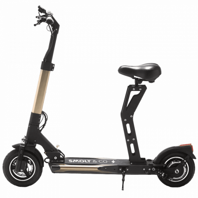 An ergonomic scooter